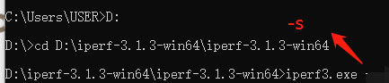 备注：若是没有解压到：C:\Windows\System32，而是解压至其他盘，则需要按照以下步骤先定位至iPerf 位于电脑上的真实路径才能操作。
