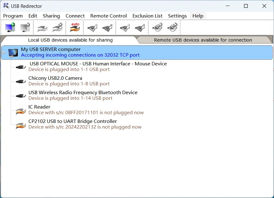 USB Redirector v6.10.0.3130破解版_USB重定向共享工具